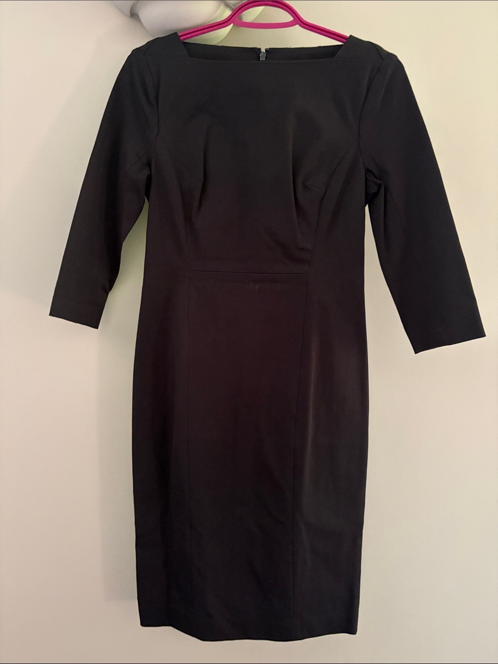 Banana Republic Black Long-Sleeve Dress